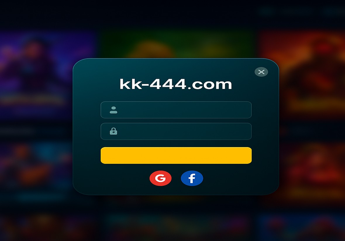 KK444 লগইন পেজ